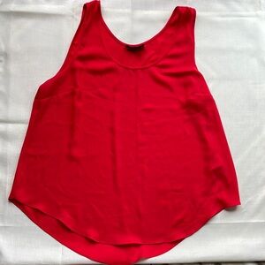 Red dress up tank top